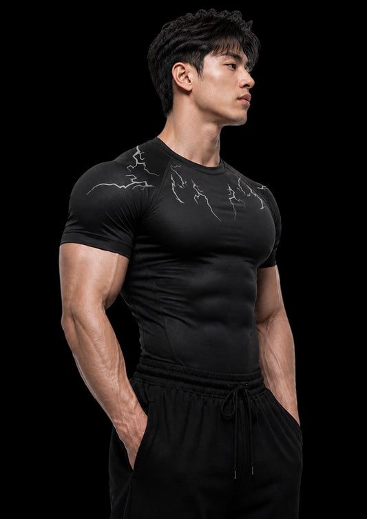 Flash compression T-shirt short sleeve