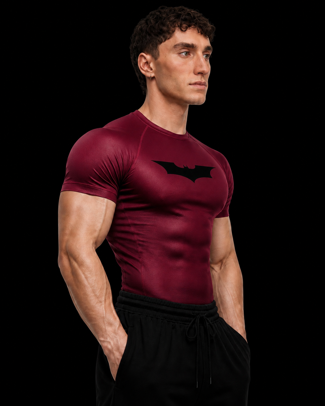 Batman compression T-shirt short sleeve