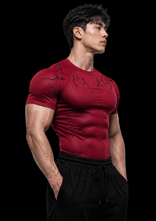 Flash compression T-shirt short sleeve